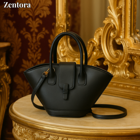 Vintage Korean Designer Handbag Black