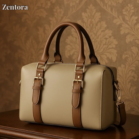 Zara Bag – Beige & Brown