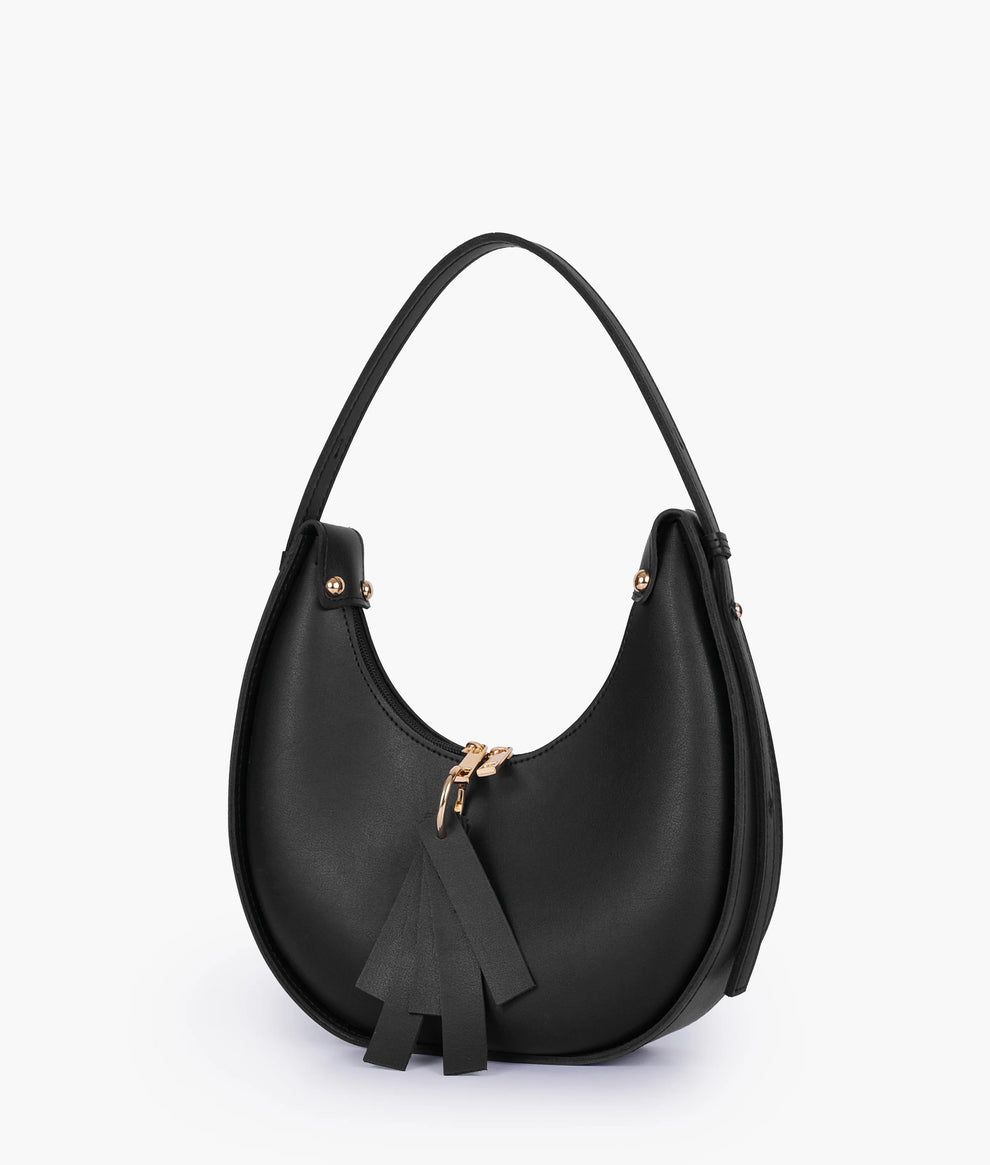 Black crescent bag