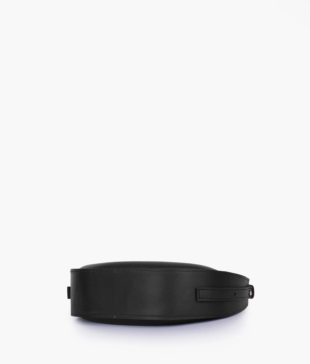 Black crescent bag