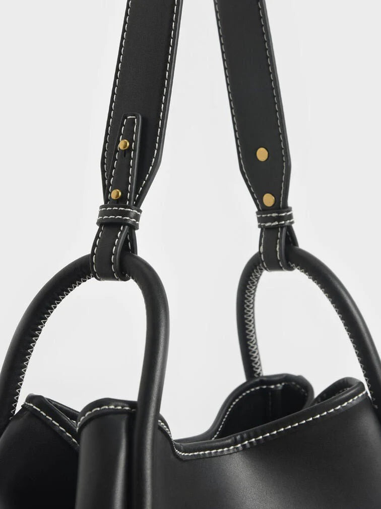 Buzz Slouchy Tote Bag Black