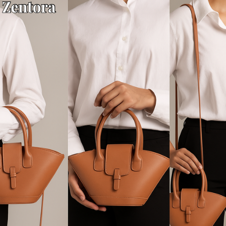 Vintage Korean Designer Handbag Brown