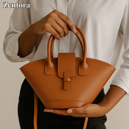 Vintage Korean Designer Handbag Brown