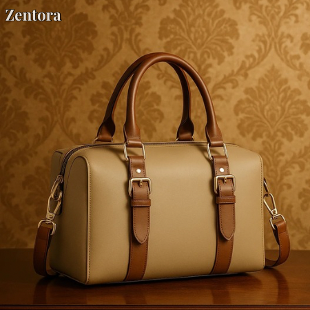 Zara Bag – Beige & Brown