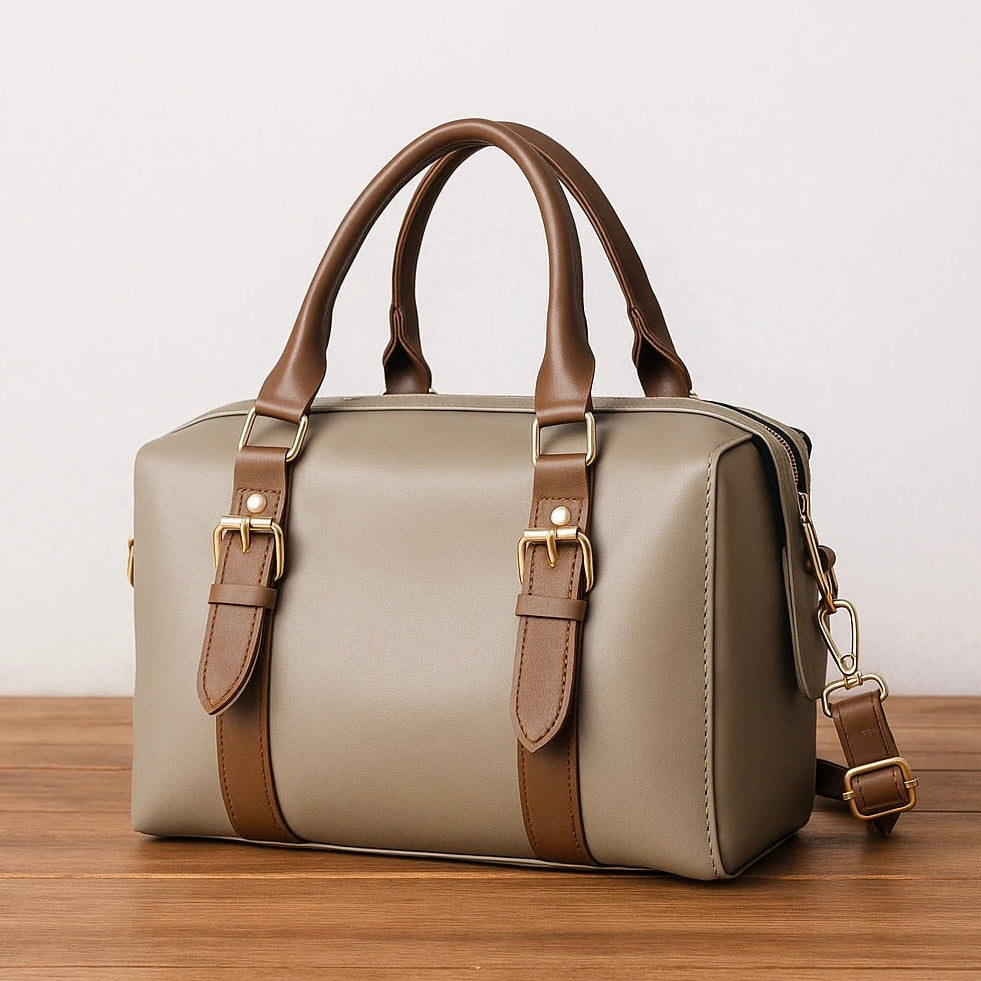 Zara Bag – Beige & Brown