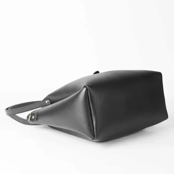 Luxe Black 3-Piece Handbag Set