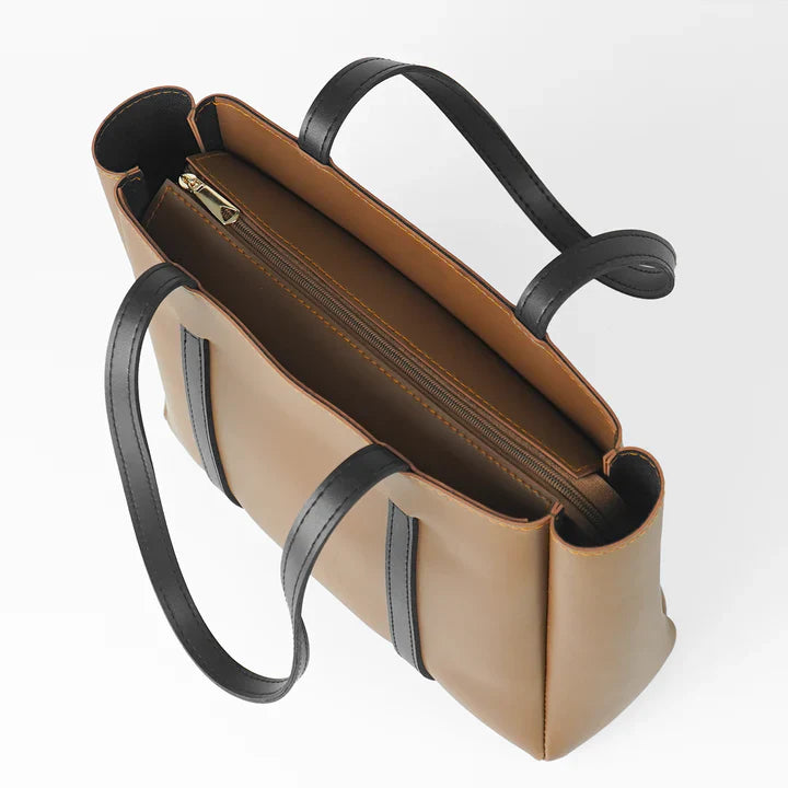 Serenity Handbag with Fix Shoulder Straps Brown