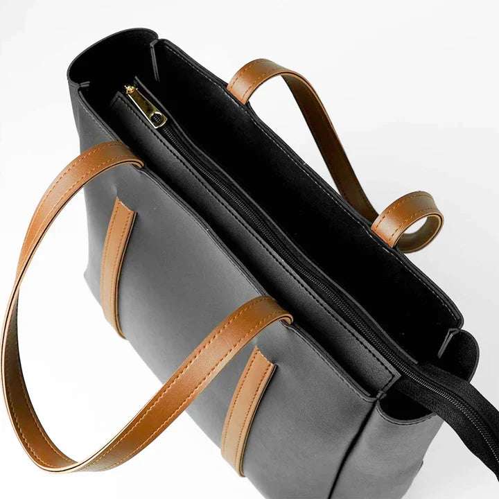 Serenity Handbag with Fix Shoulder Straps Black