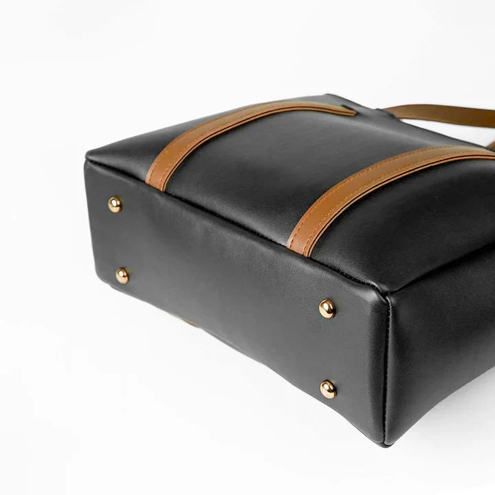 Serenity Handbag with Fix Shoulder Straps Black