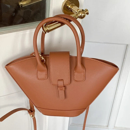 Vintage Korean Designer Handbag Brown