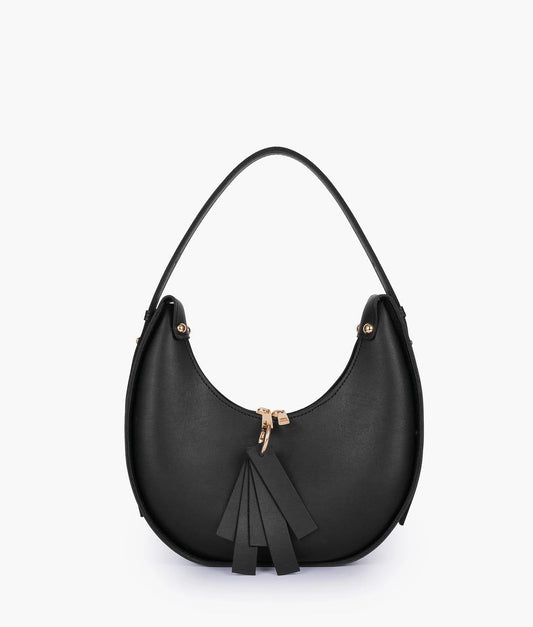 Black crescent bag