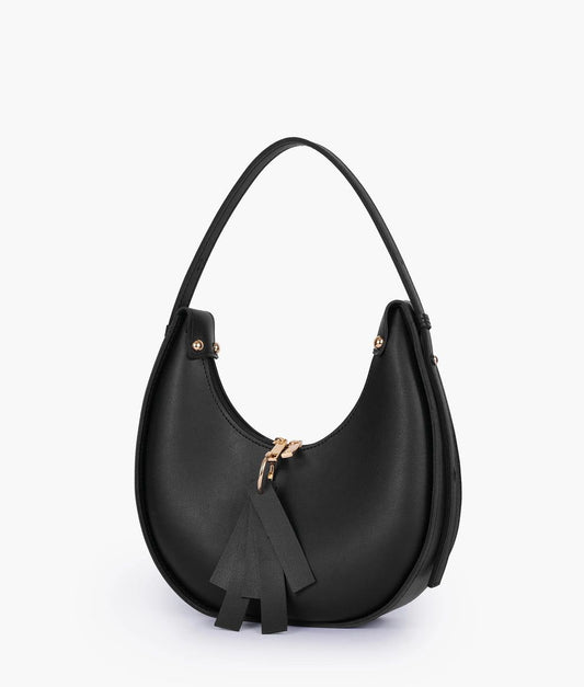 Black crescent bag