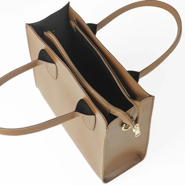 Trendy Bag Set of 3-Brown