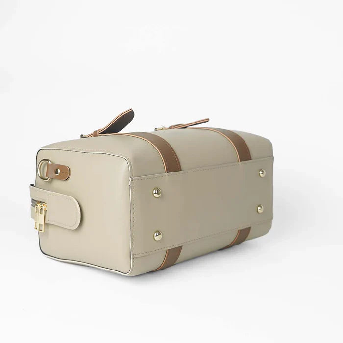 Zara Bag – Beige & Brown